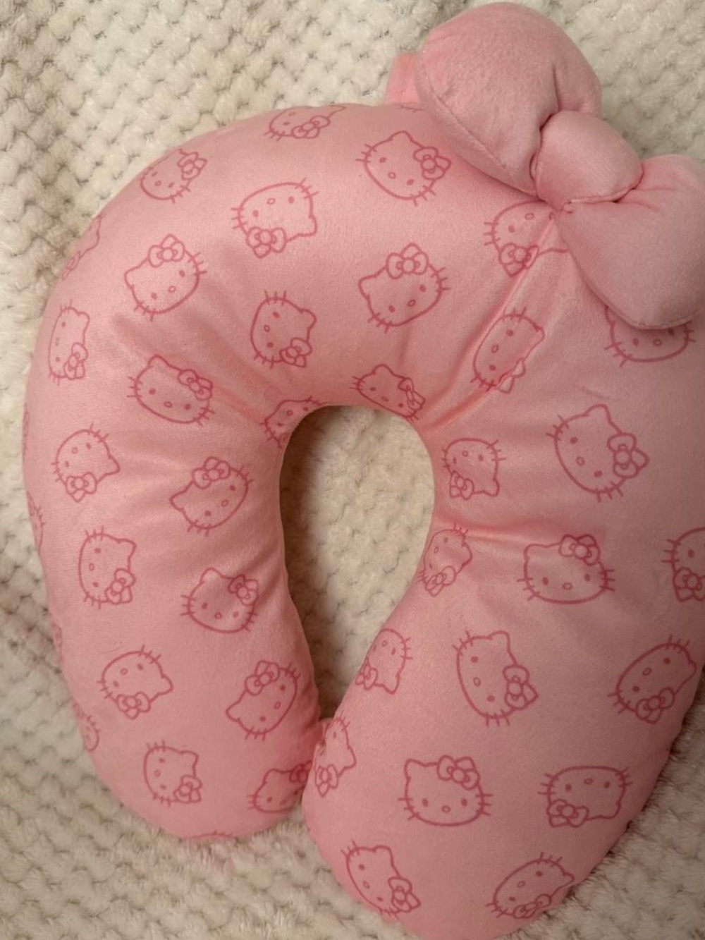 Hello Kitty Pink Travel Neck Pillow